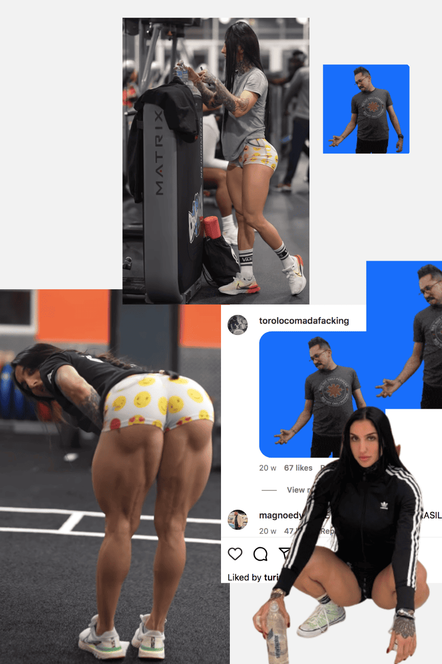 Bakhar Nabieva popular female fitness influencer on Instagram