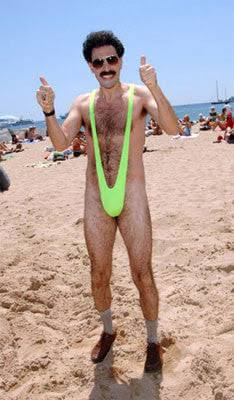 Borat green mankini image size 234 x 400 pixels