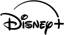 Disney plus logo black small size PNG