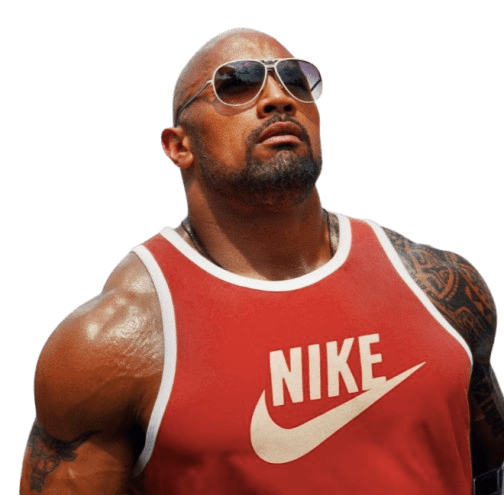 Dwayne Johnson the Rock popular American on TikTok