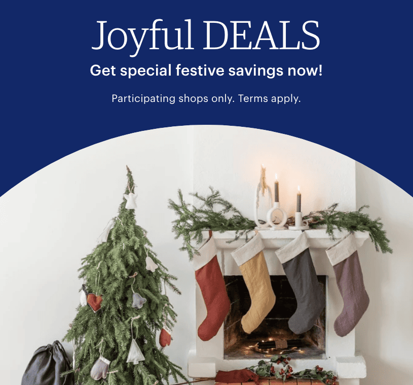 Etsy joyful deals special festive savings