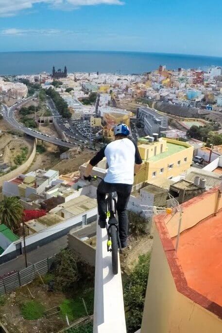 GoPro viral video MacAskill bmx riding Gran Canaria pov