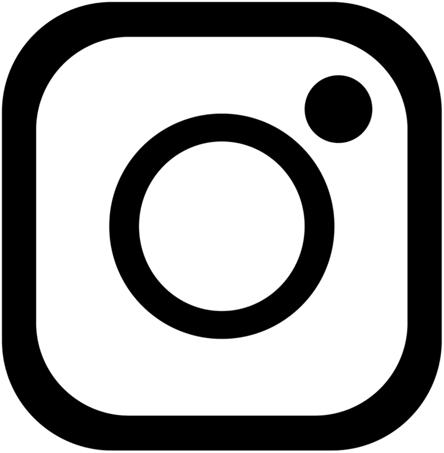 Instagram icon black PNG large size