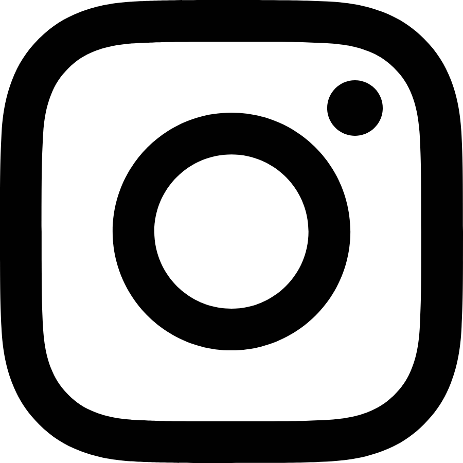 instagram logo black circle