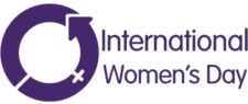 International Women's Day logo small size horizontal png