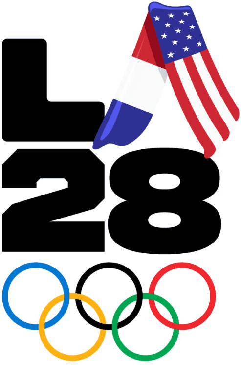 LA28 logo olympics PNG large size white background