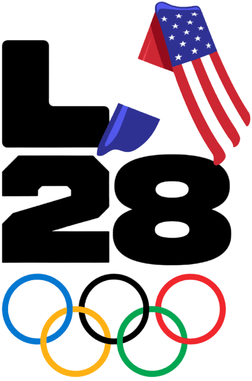 LA28 logo olympics PNG large size