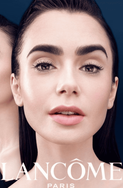 Lily Collins popular British woman on Instagram