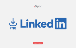 LinkedIn logo PNG blue