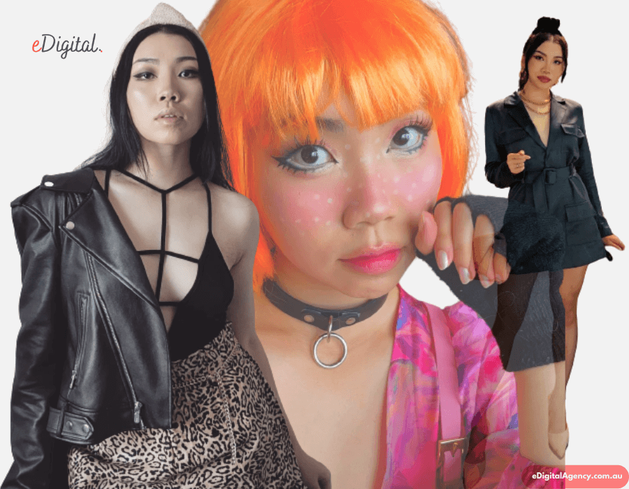 Lyanna Kea Auntie Kea Australian woman YouTube actress - collage - cosplay