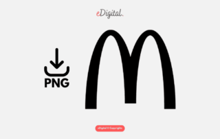 McDonald’s icon black PNG