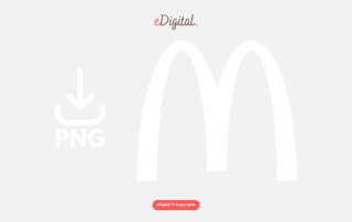 McDonald’s icon white PNG