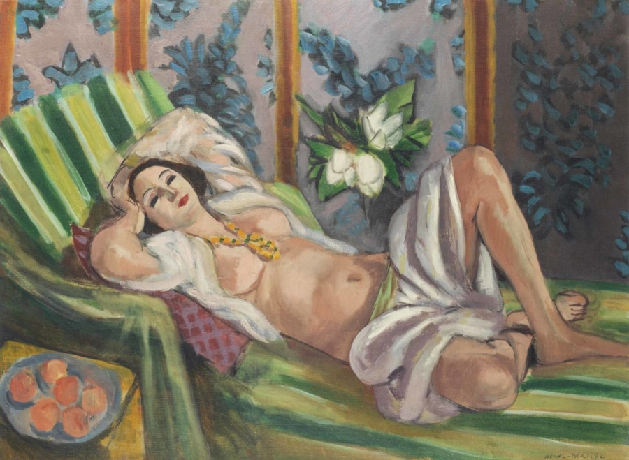 Odalisque couchée aux magnolias Henri Matisse