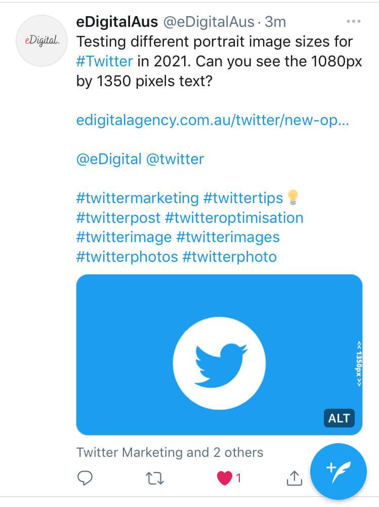 THE BEST IMAGE SIZE FOR TWITTER POSTS IN 2023 - eDigital Agency