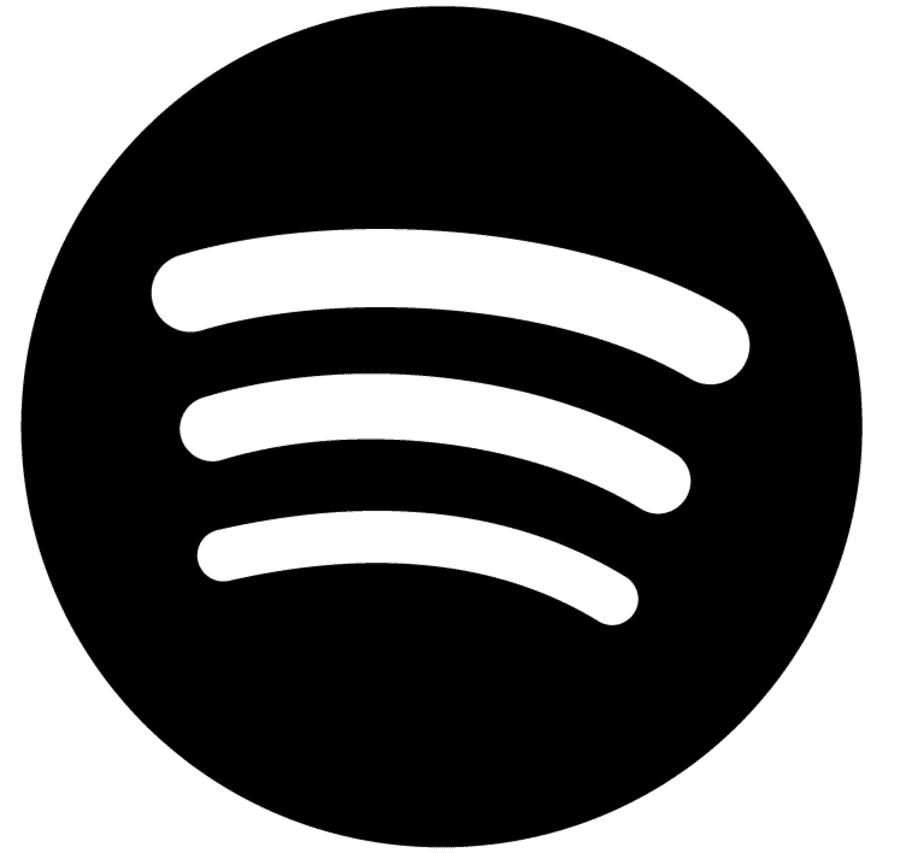 Spotify icon black png large size