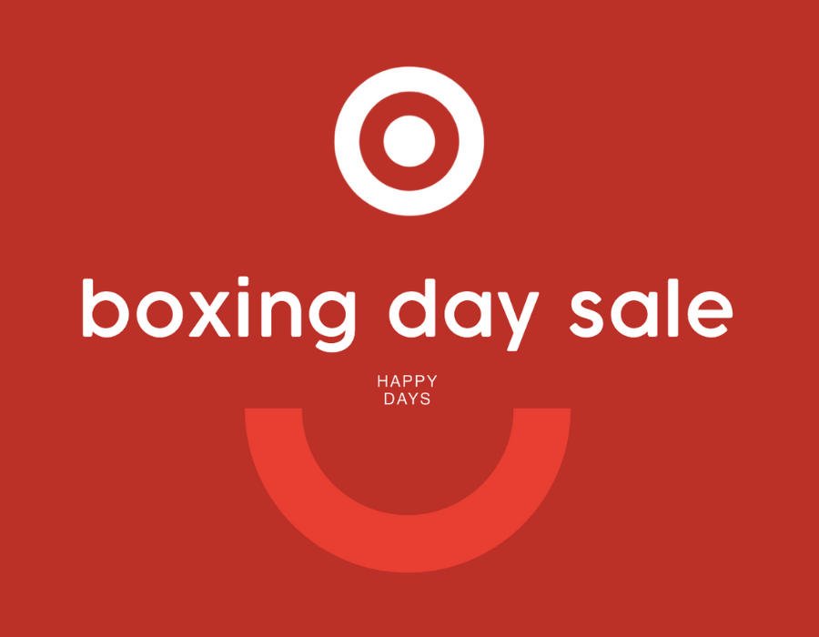 Target boxing day sale banner image