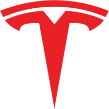 Tesla logo red small size