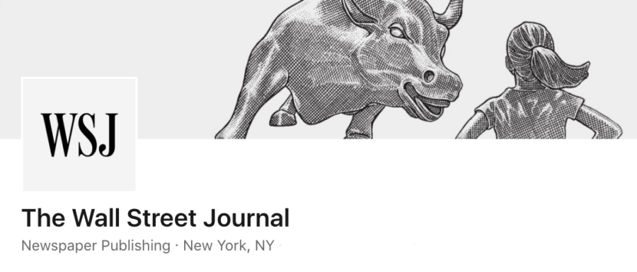 The Wall Street Journal Linkedin company page cover header image