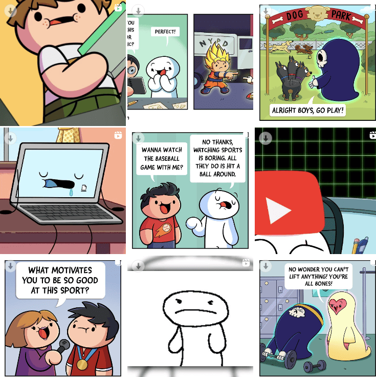 TheOdd1sOut popular animation artist Instagram