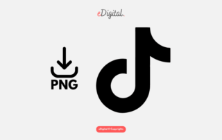 TikTok icon black PNG