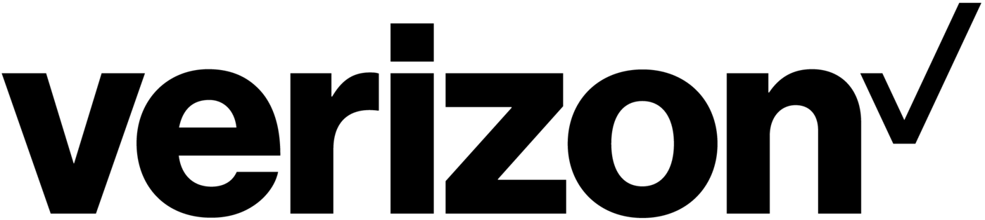 verizon logo black and white