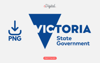 Vic Gov logo PNG blue