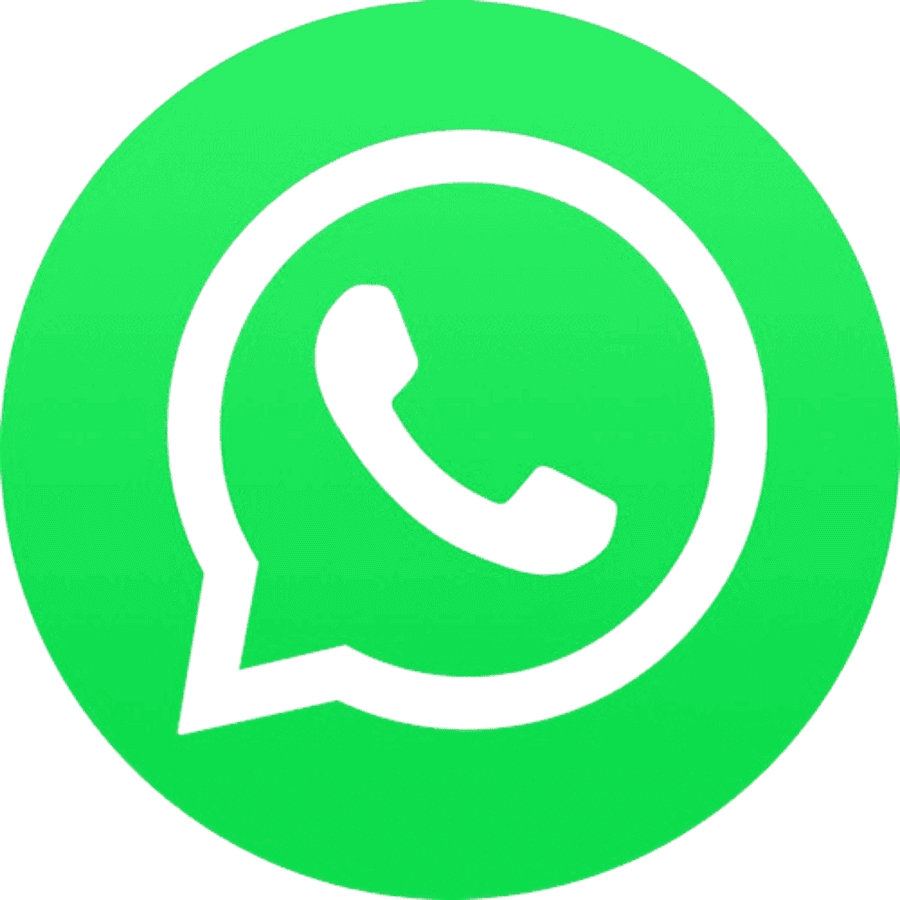 WhatsApp logo PNG green large size