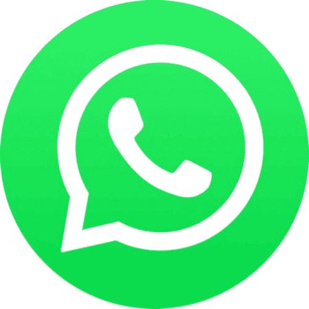 WhatsApp logo PNG green medium size