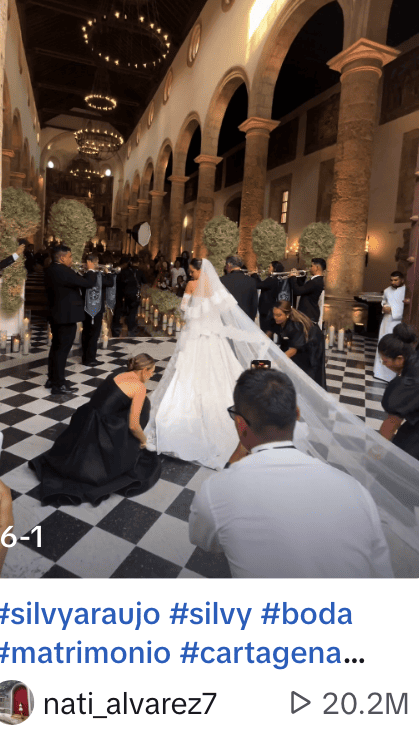 #boda popular wedding hashtag on TikTok