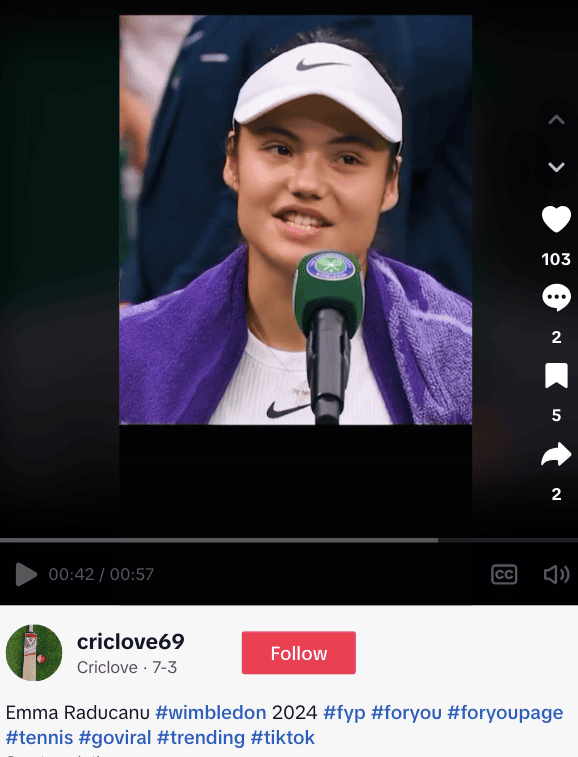 #goviral popular hashtag on TikTok