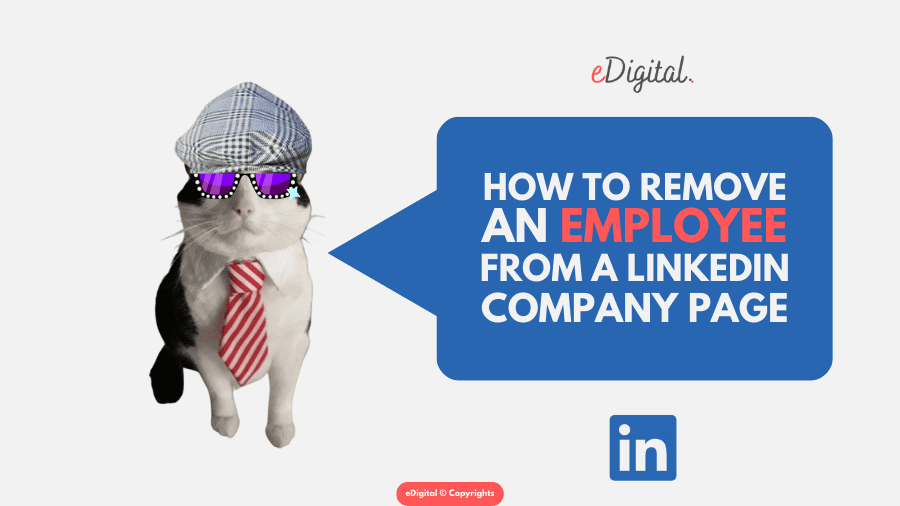 how to remove an employee from a Linkedin company page