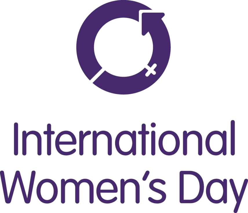 international women's day logo png large