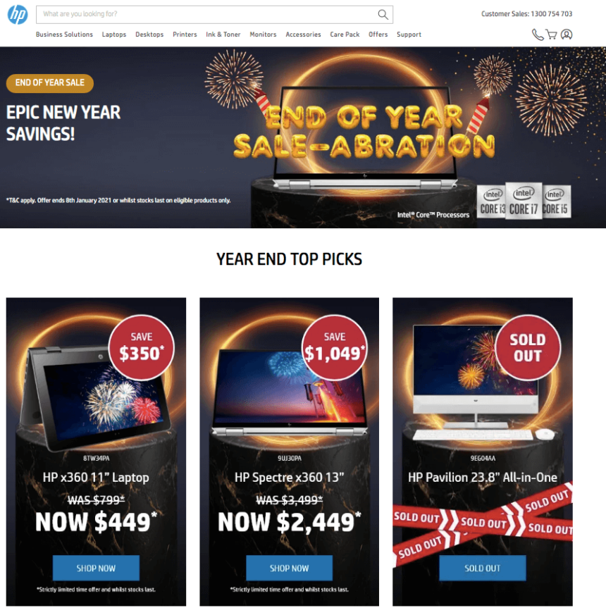 laptop january sales deals offers hp