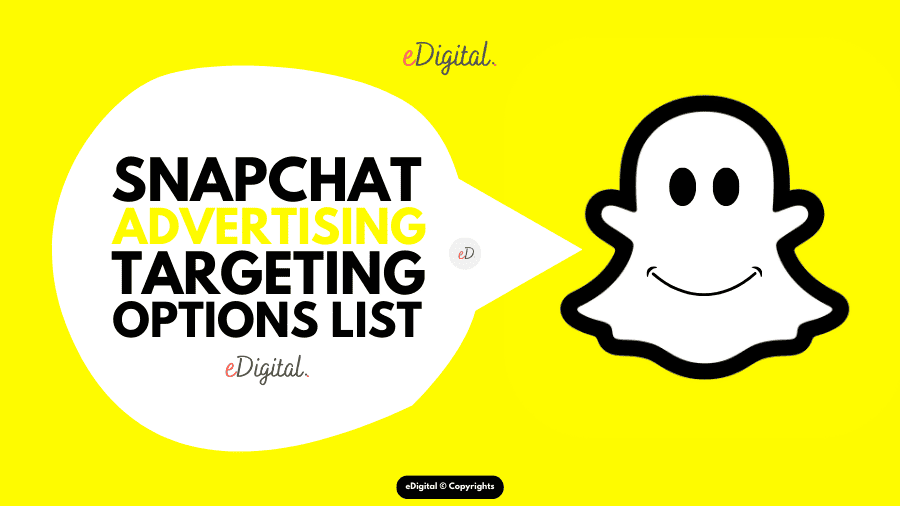 new Snapchat advertising targeting options list