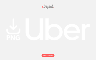 new Uber logo white PNG