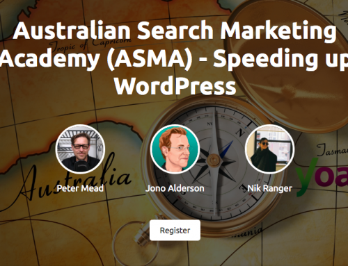 SPEEDING UP WORDPRESS – FREE LIVE WEBINAR MARCH 2019