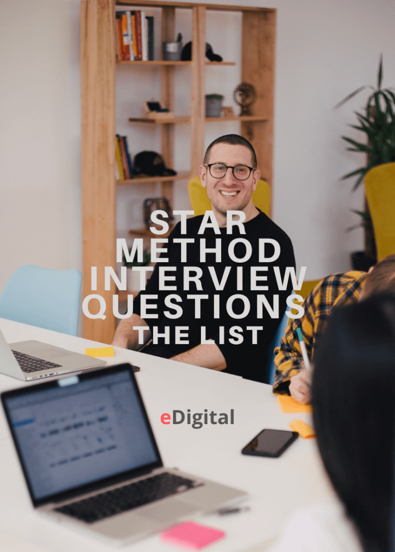 THE BEST STAR METHOD INTERVIEW QUESTIONS EDigital Agency   Star Method Interview Questions List 800x1118 