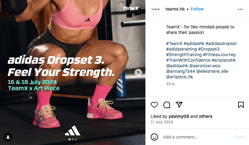 #strengthtraining a popular fitness hashtag on Instagram