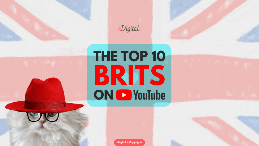 top 10 British people on Youtube