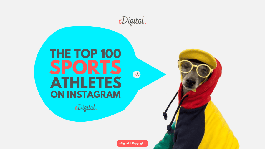 top 100 sports athletes on Instagram