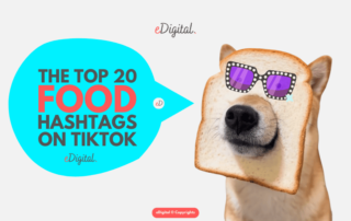 top 20 food hashtags on TikTok