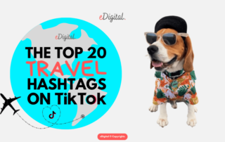 top 20 travel hashtags on TikTok