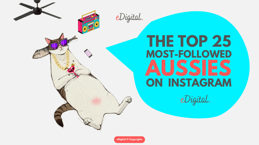 top 25 most-followed Australians on Instagram