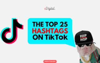 top 25 most popular hashtags on TikTok