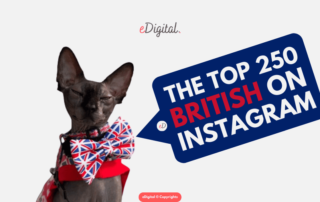 top 250 most popular British on Instagram list